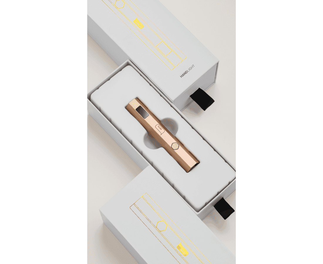 HEYLOVE draagbare led nagellamp in roségoud voor gemakkelijk nagelstyling
