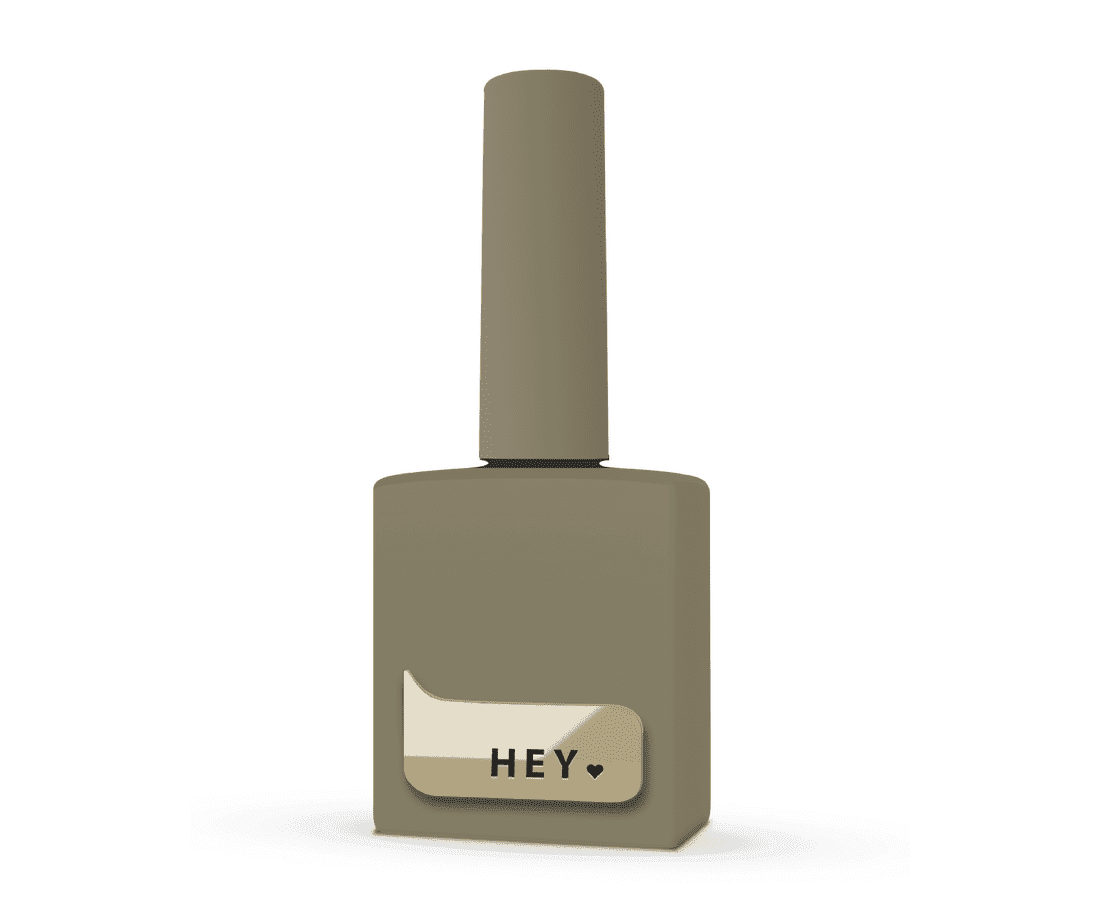 HEYLOVE gellak green tea in een olijfgroene kleur voor een trendy nagelstil