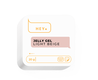 HEYLOVE jelly gel light beige voor make-up en huidverzorging