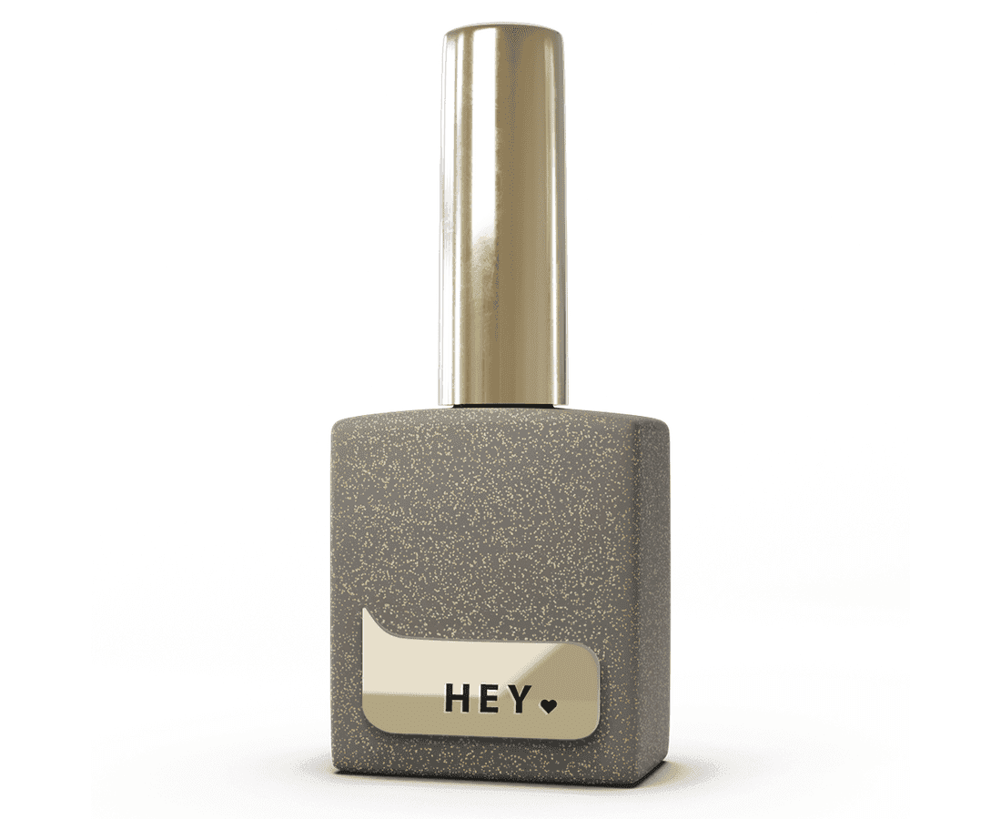 HEYLOVE top coat goud glitter voor een sprankelende afwerking