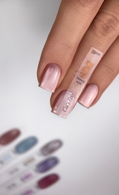 Gellak Cat´s Eye HONEY TEDDY Hema/TPO Free 10ml, Trendy Nails