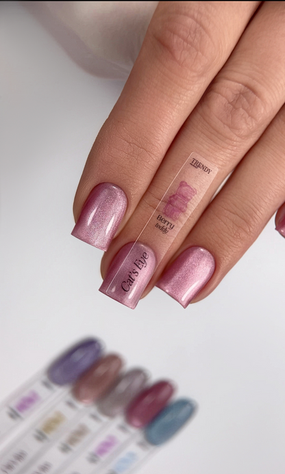 Gellak Cat´s Eye BERRY TEDDY Hema/TPO Free 10ml, Trendy Nails