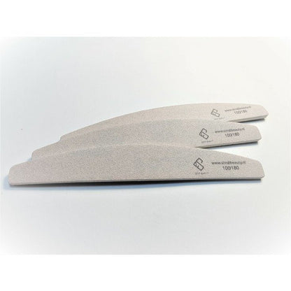 Set van SIMDI premium nagelvijlen halve maan in drie verschillende groftes voor perfecte nagelverzorging