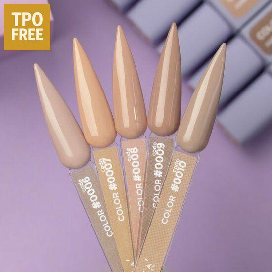 Professionele nagellak groothandel neutrale beige kleurstalen voor manicure en salongebruik