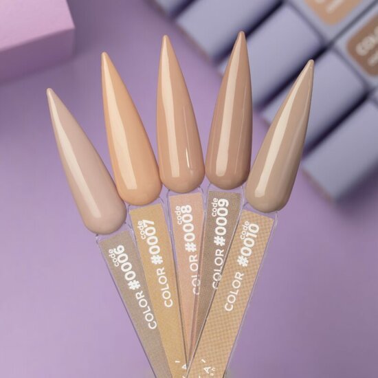 Professionele nagellak groothandel neutrale beige kleurstalen voor manicure en salongebruik