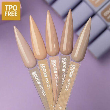 Professionele nagellak groothandel neutrale beige kleurstalen voor manicure en salongebruik