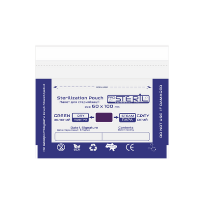 PROSTERIL Sterilisatiezakken Combi DRY/STEAM – Papier/Folie 100 stuks - SimDi Beauty