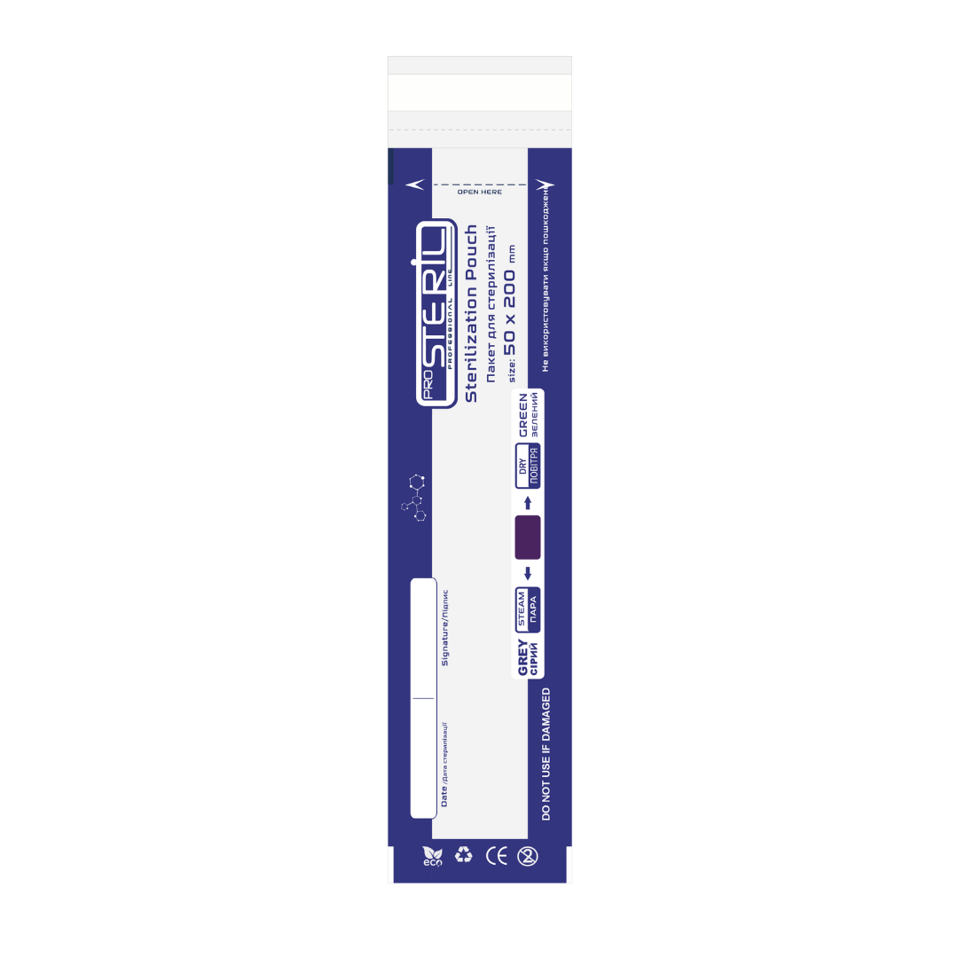PROSTERIL Sterilisatiezakken Combi DRY/STEAM – Papier/Folie 100 stuks - SimDi Beauty