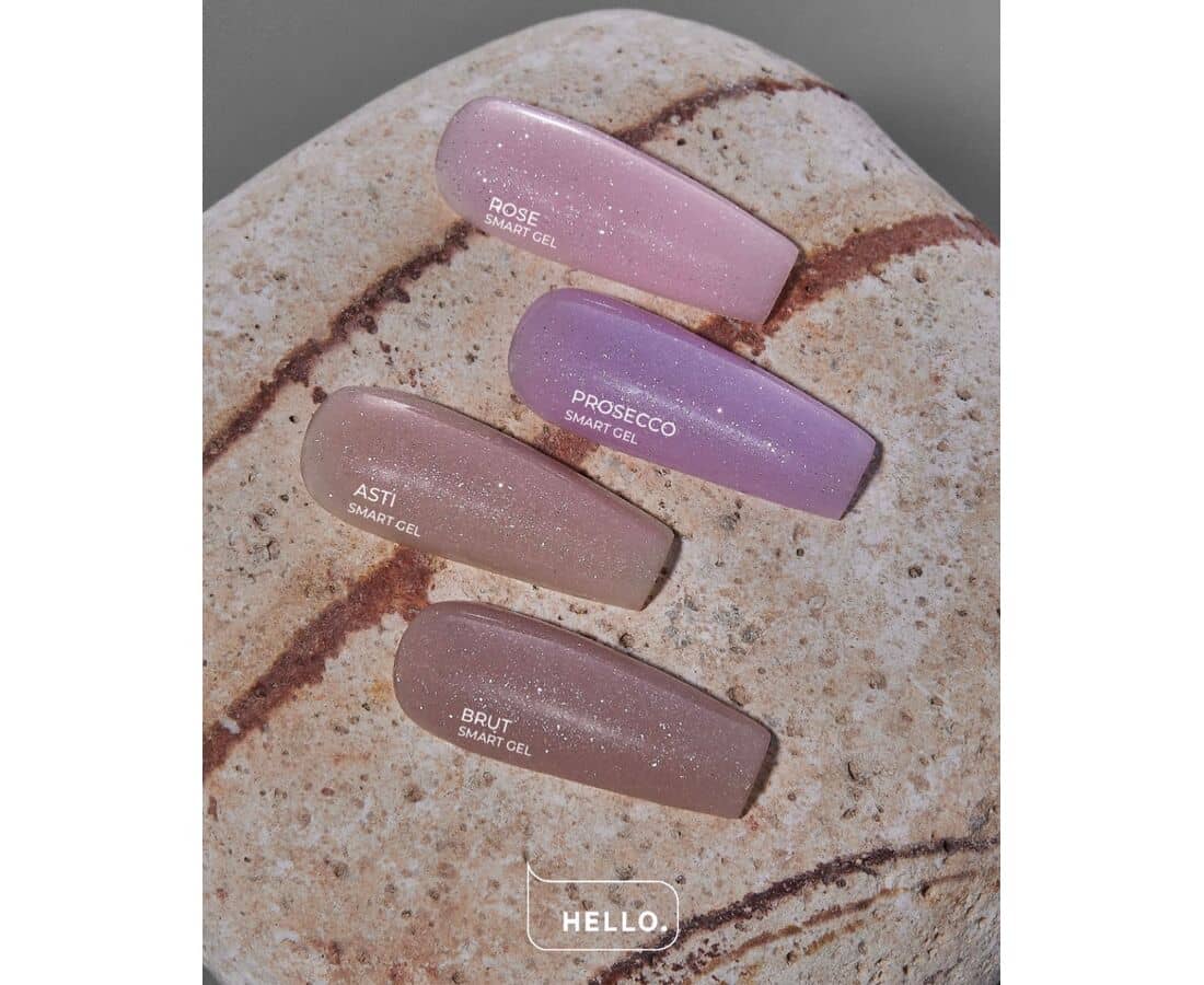 HEYLOVE BIAB gel nagellak Prosecco, glanzende nagellak in verschillende tinten