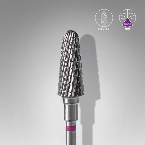 STALEKS Carbide Frees Bitje Conus Paars 6.0mm - 14mm - SimDi Beauty
