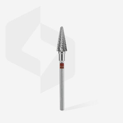 STALEKS Carbide Frees Bitje Voor Linkshandig Conus - Kegel Rood 6.0mm - 14mm - SimDi Beauty