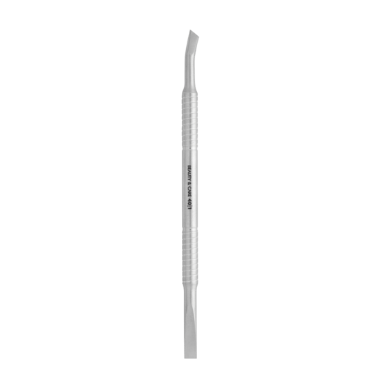 STALEKS Cuticle pusher BEAUTY &amp; CARE 40 TYPE 1 ( pusher en gebogen mes) (PBC - 40/1) - SimDi Beauty