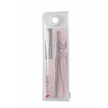 STALEKS Cuticle pusher BEAUTY &amp; CARE 40 TYPE 1 ( pusher en gebogen mes) (PBC - 40/1) - SimDi Beauty