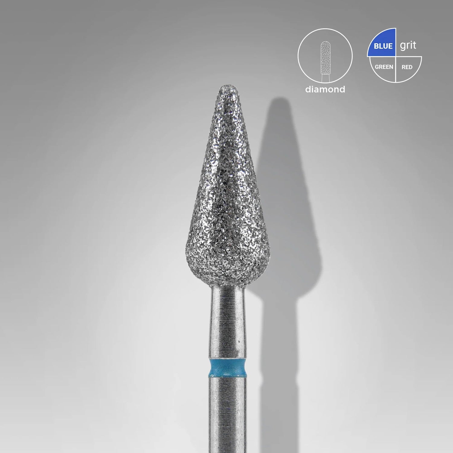 STALEKS Diamant Bitje Peer Blauw 5mm - 12mm - SimDi Beauty