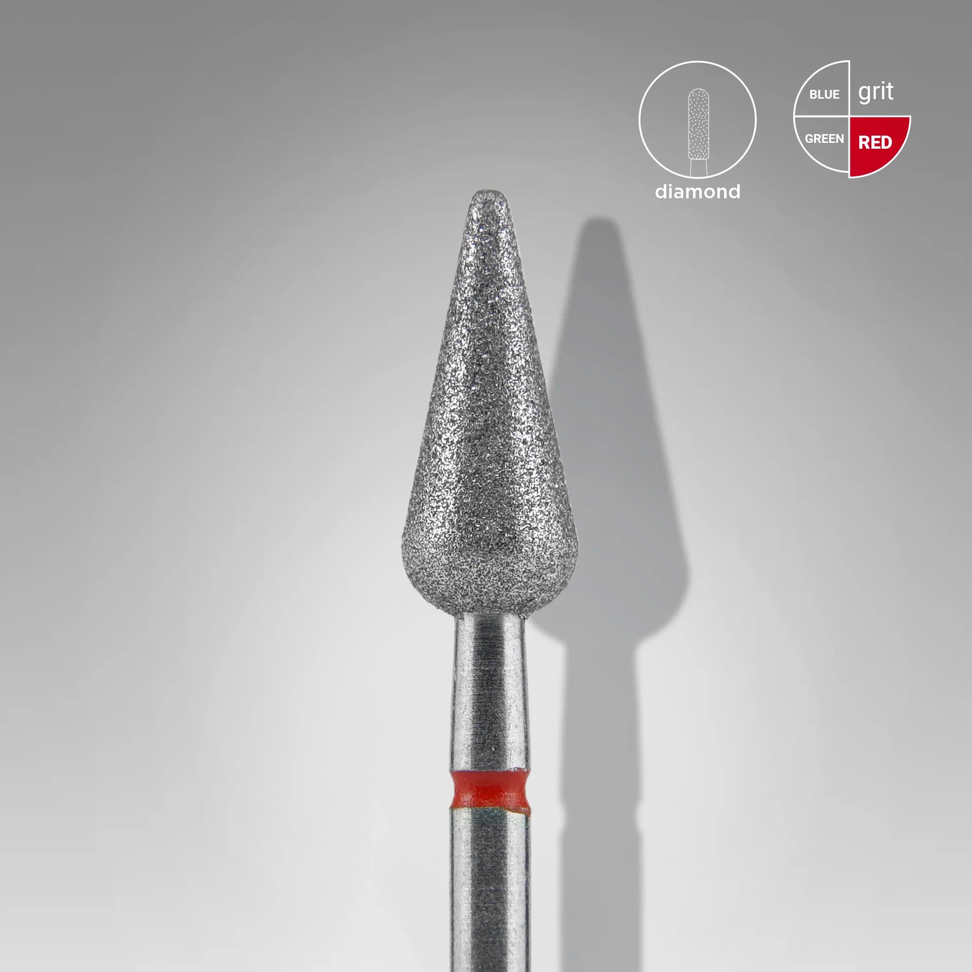 STALEKS Diamant Bitje Peer Rood 5mm - 12mm - SimDi Beauty