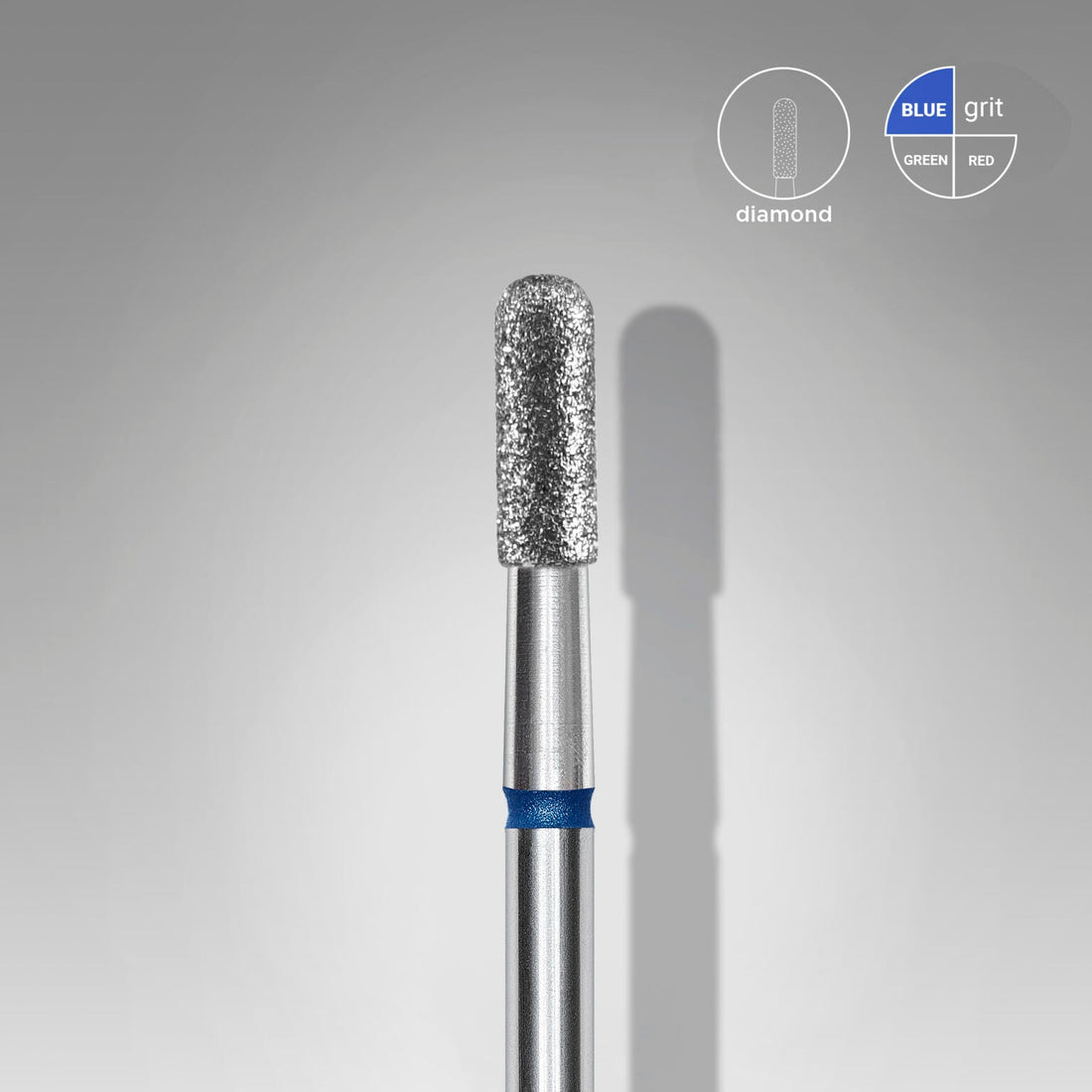 STALEKS Diamant Frees Bitje Cilinder - Rond Blauw 2.3mm 6.5mm - SimDi Beauty