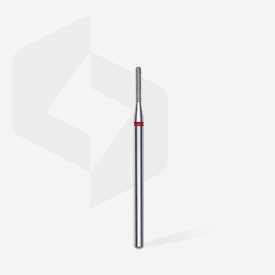 STALEKS Diamant Frees BItje Cilinder - Rond Rood 1.4mm 8mm - SimDi Beauty