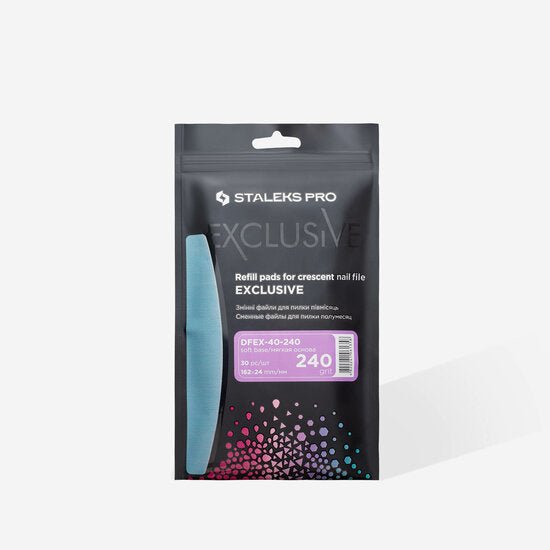 STALEKS Vijlen Zacht Voor Halve Maan Basis Exclusive 40 240grit - SimDi Beauty