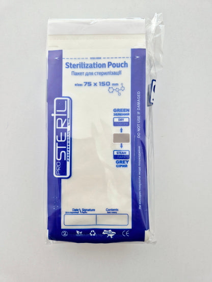 Sterilisatiezakjes Combi DRY/STEAM – Papier/Folie (100 stuks) ProSteril - SimDi Beauty