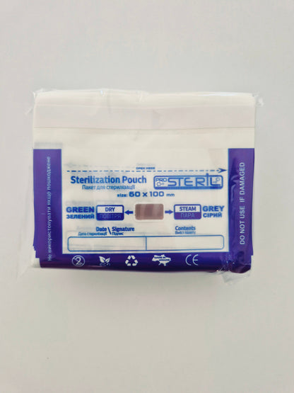 Sterilisatiezakjes Combi DRY/STEAM – Papier/Folie (100 stuks) ProSteril - SimDi Beauty