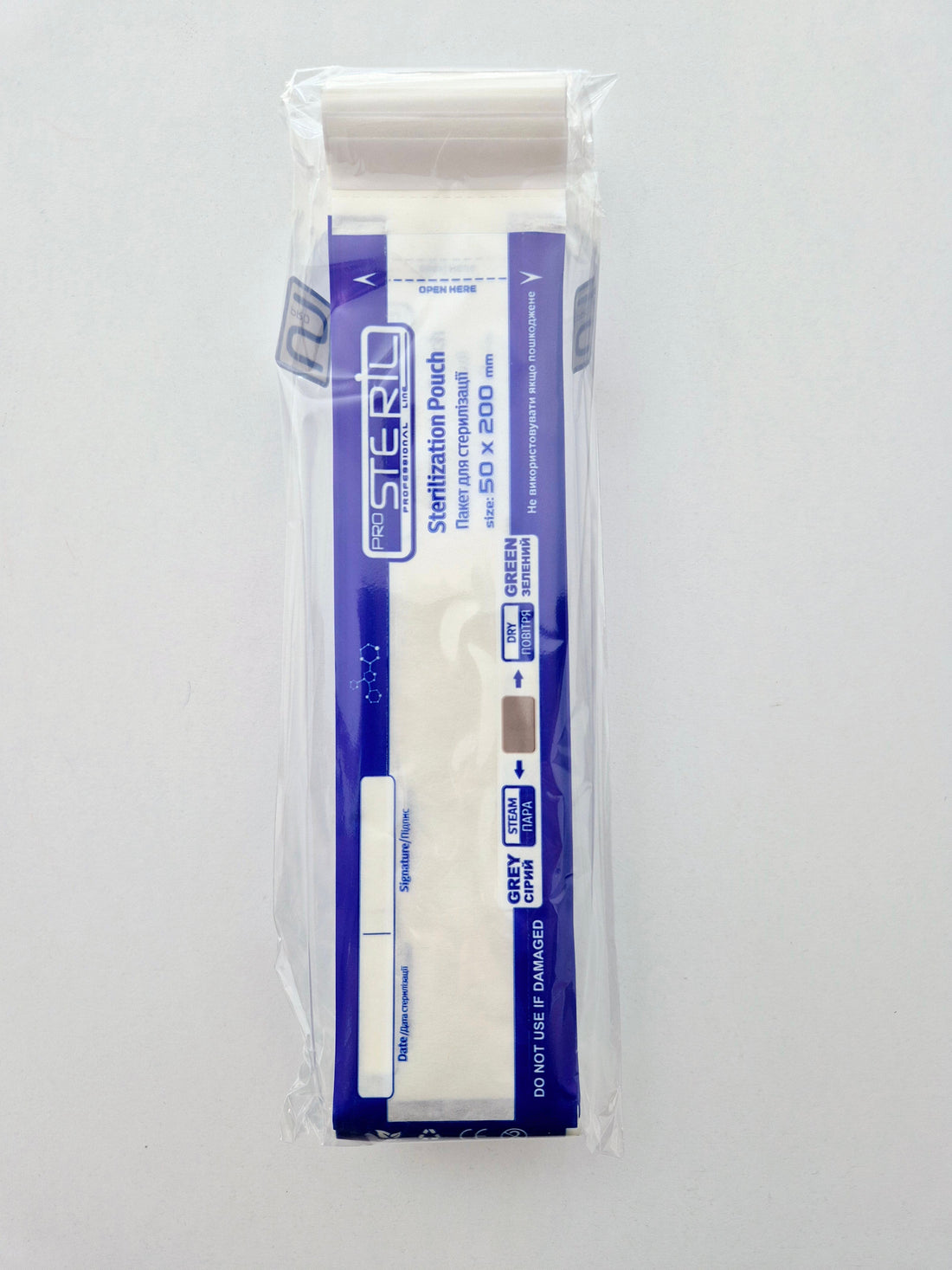 Sterilisatiezakjes Combi DRY/STEAM – Papier/Folie (100 stuks) ProSteril - SimDi Beauty