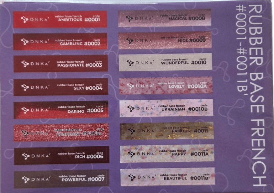 Stickers Set DNKá For Tips - SimDi Beauty