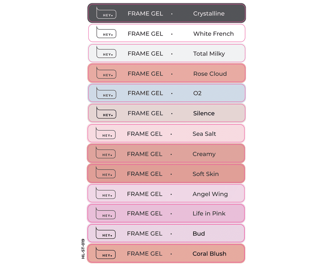 HEYLOVE Stickerset FRAME GEL