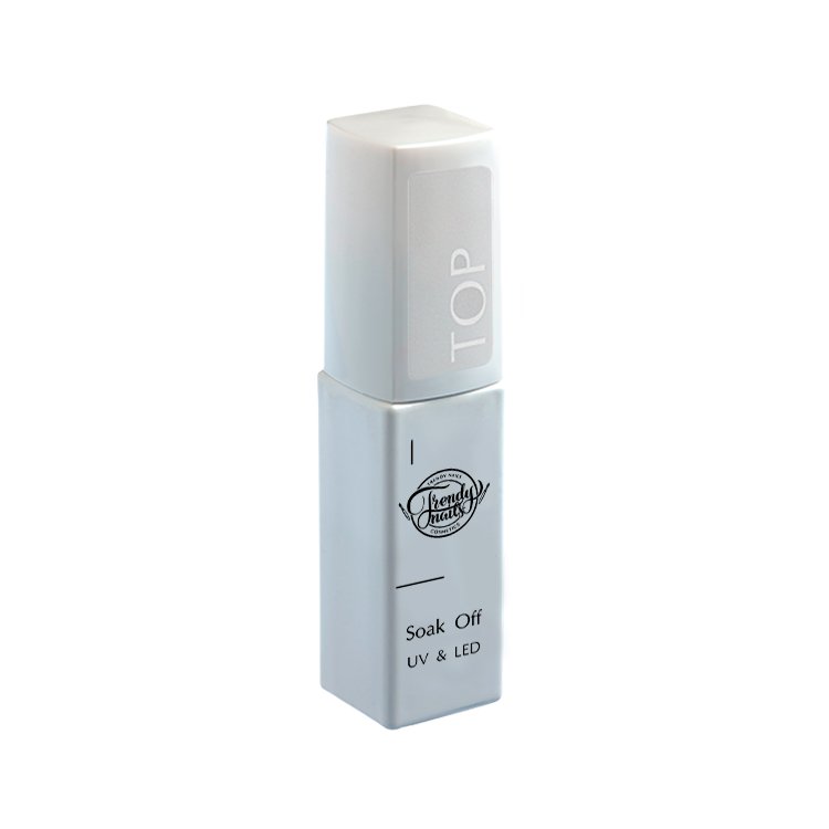Trendy Nails trendy nagellak topcoat in een witte verpakking voor een glanzende finish