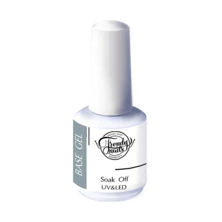 Trendy Nails basisgel in een witte fles voor een duurzame nagellakbasis met UV en LED technologie