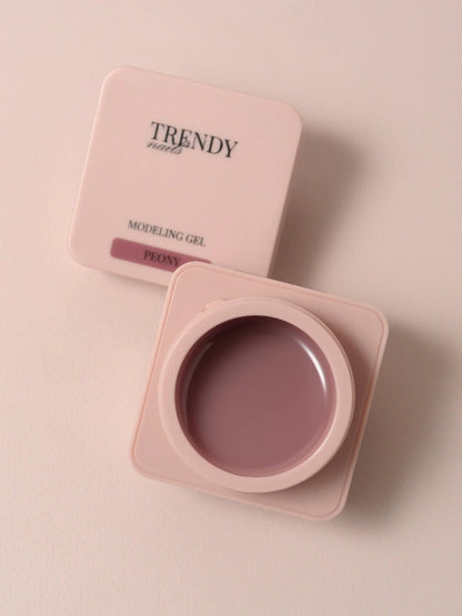 Trendy Nails gel modeling gel in Peony kleur voor het creëren van perfecte nagels