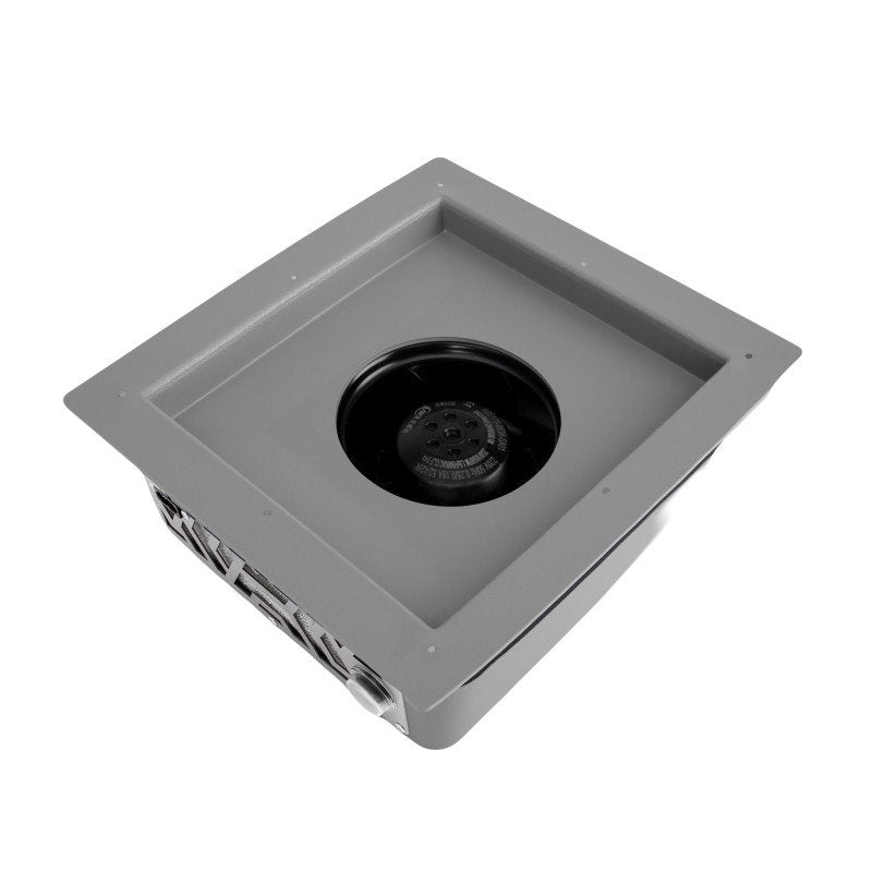 ULKA manicure inbouw stofzuiging met hepa filter, grijze opvangunit voor nagelstudio&