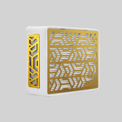 ULKA X2F PREMIUM Manicure Stofafzuiging Met Hepa Filter Wit - Goud - SimDi Beauty