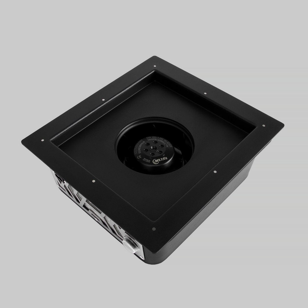 Inbouw nagelstofzuiger ULKA met krachtige ventilatie voor een schone manicure omgeving