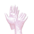 Roze pareleffect nitril handschoenen van UNIGLOVES voor een comfortabele en stijlvolle bescherming