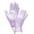 UNIGLOVES Nitril Handschoenen Met Pareleffect "Fancy Violet", maat S - SimDi Beauty