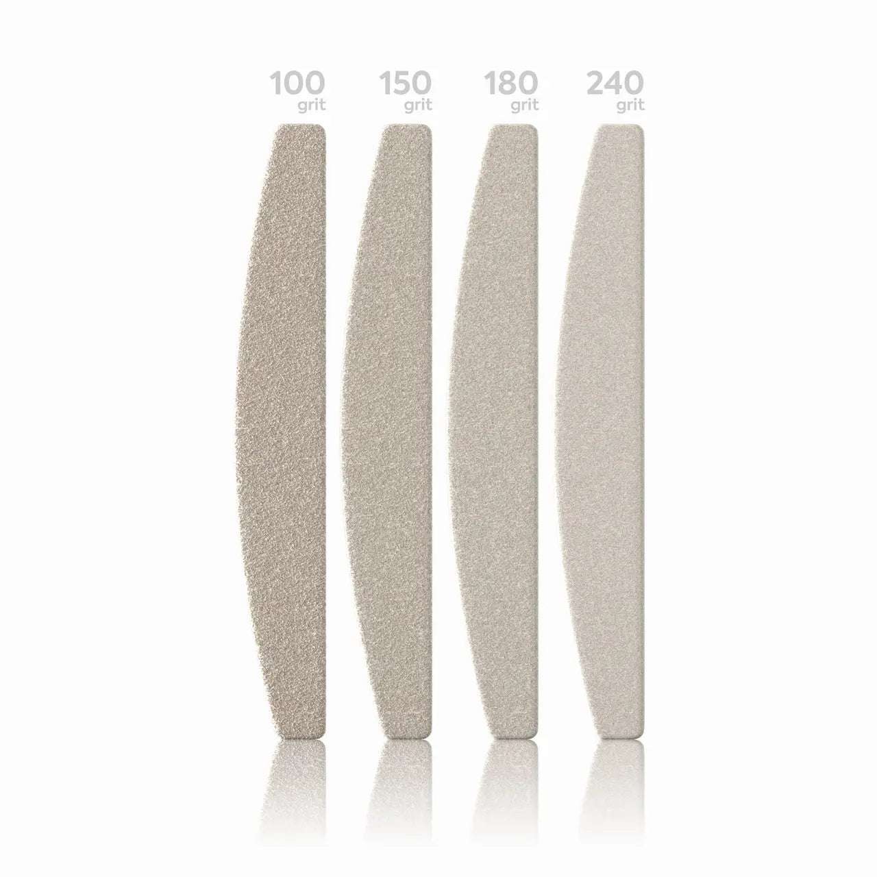 Wegwerp nagelvijlen halvemaan met verschillende korrelgroottes voor optimale nagelverzorging